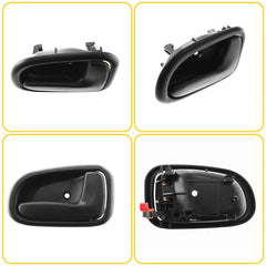 Interior Door Handle For 93-97 Toyota Corolla Set of 4 Front and Rear EOA 6B93BC-57