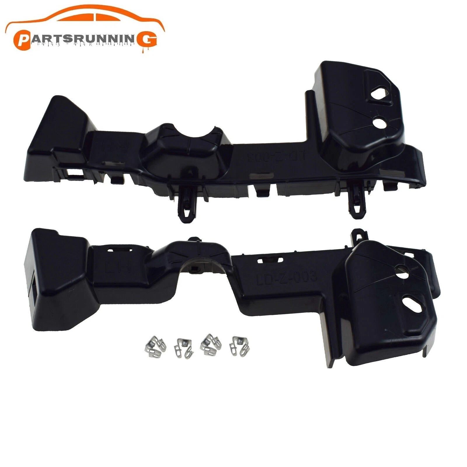 2X Front Left & Right Bumper Bracket For 2018-2021 GMC Terrain 84709614,84709616 6B93BC-57