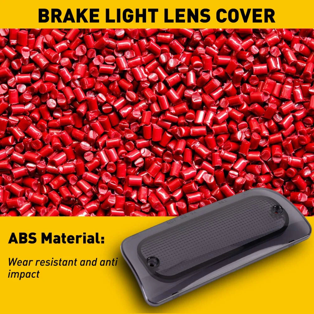 Smoke 3rd Third Brake Lamp Light Lens For 1994-04 S-10 Chevrolet Extended Cab 6B93BC-57