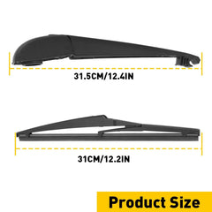 Rear Window Wiper w/Blade Set Fit for 2011 - 2019 JEEP GRAND CHEROKEE 68079870AA 6B93BC-57