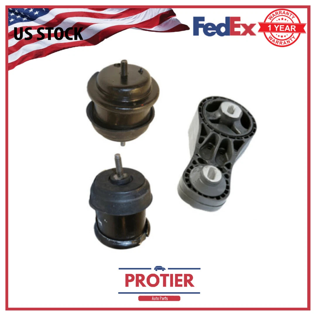 Motor & Torque Strut Mount 3PCS Set Fit 09-17 Buick Enclave/ Chevy Traverse 3.6L 6B93BC-57