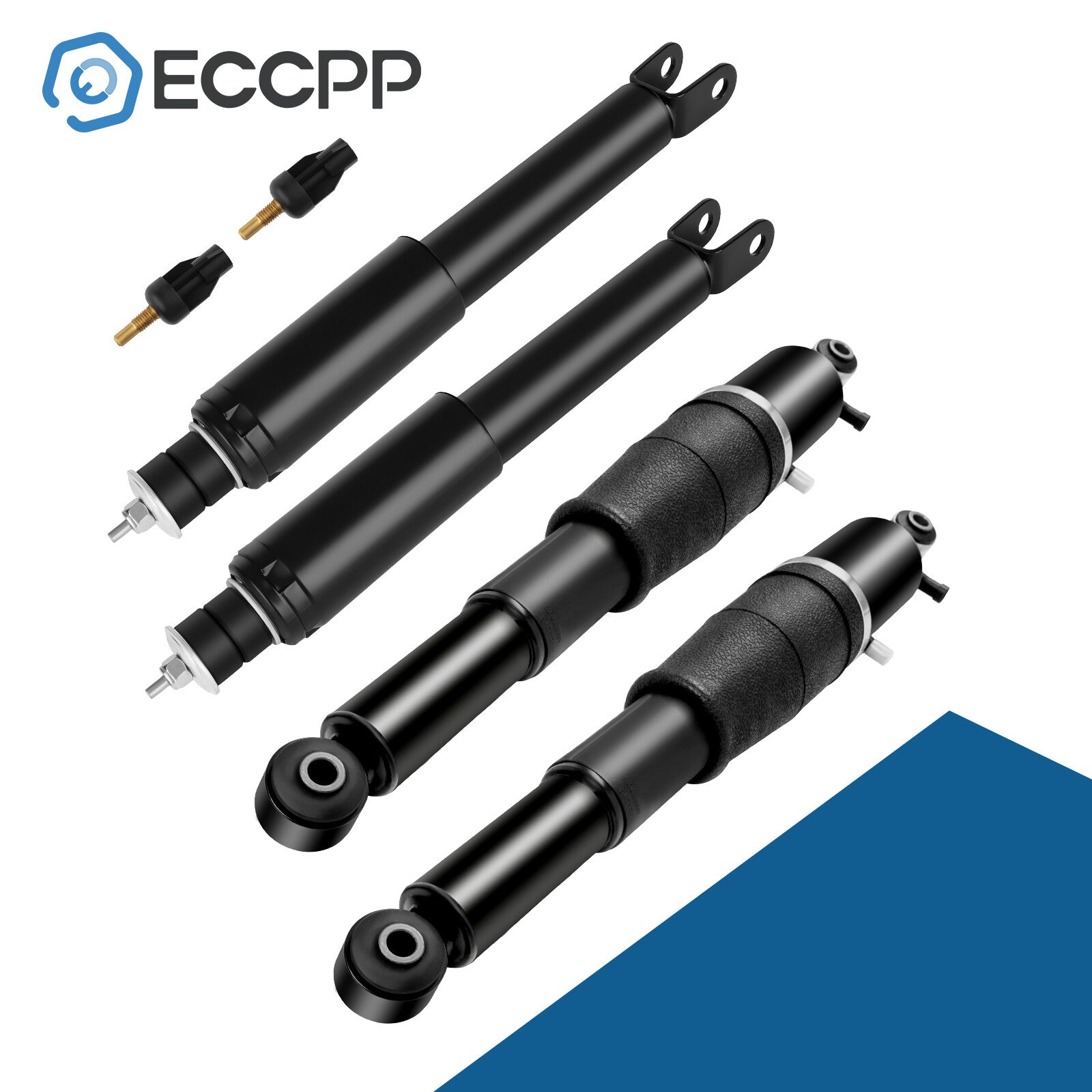 4PCS Front + Rear Air Suspension Shock Struts For Escalade Suburban Yukon Tahoe KOEEP