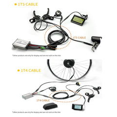 1T2/1T4/1T5 Julet E-bike Waterproof Connecting cable Controller Light Cable 6B93BC-57