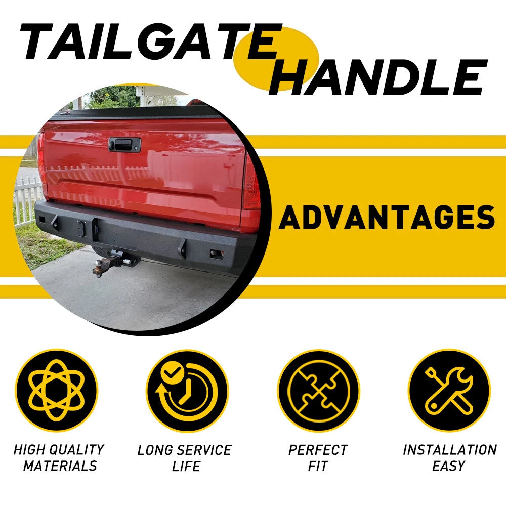 Rear Exterior Tail Gate Tailgate Latch Handle For 2007-2013 Toyota Tundra EOA 6B93BC-57