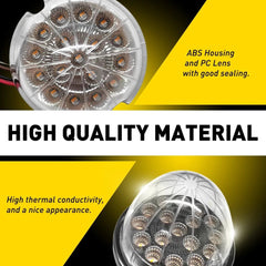2PCS LED Watermelon Lights Indicator Side Marker Clearance Lamp Truck Trailer EA 6B93BC-57