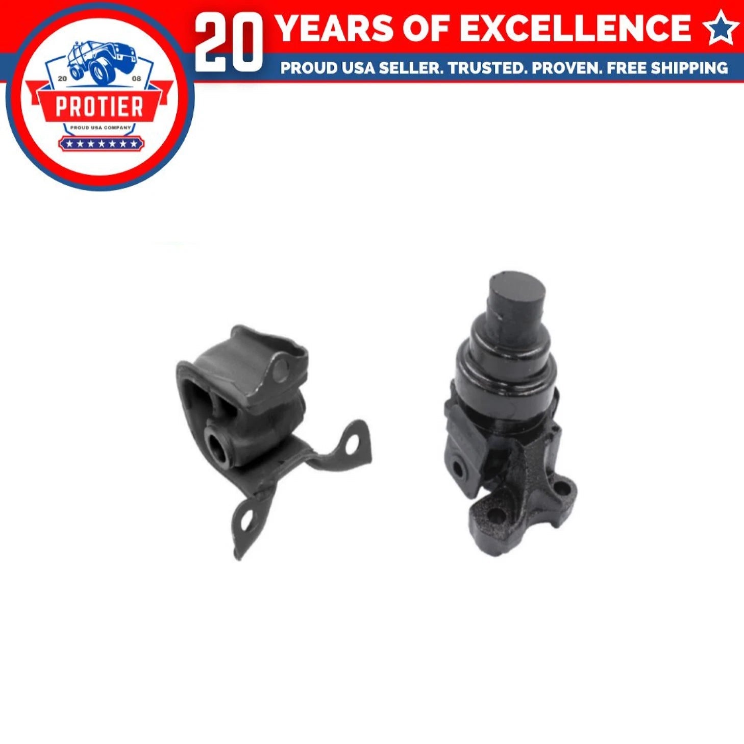 Engine Motor Mount Set 2PCS Compatible for 1997-1999 Acura CL 2.2L / 2.3L 6B93BC-57