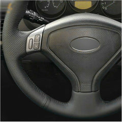 Top Leather Steering Wheel Hand-stitch on Wrap Cover For Subaru Outback Legacy