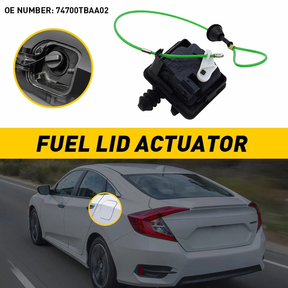 Fuel Lid Actuator Gas Door Assembly 74700TBAA02 For Civic Honda 2016 2017 - 2021 6B93BC-57