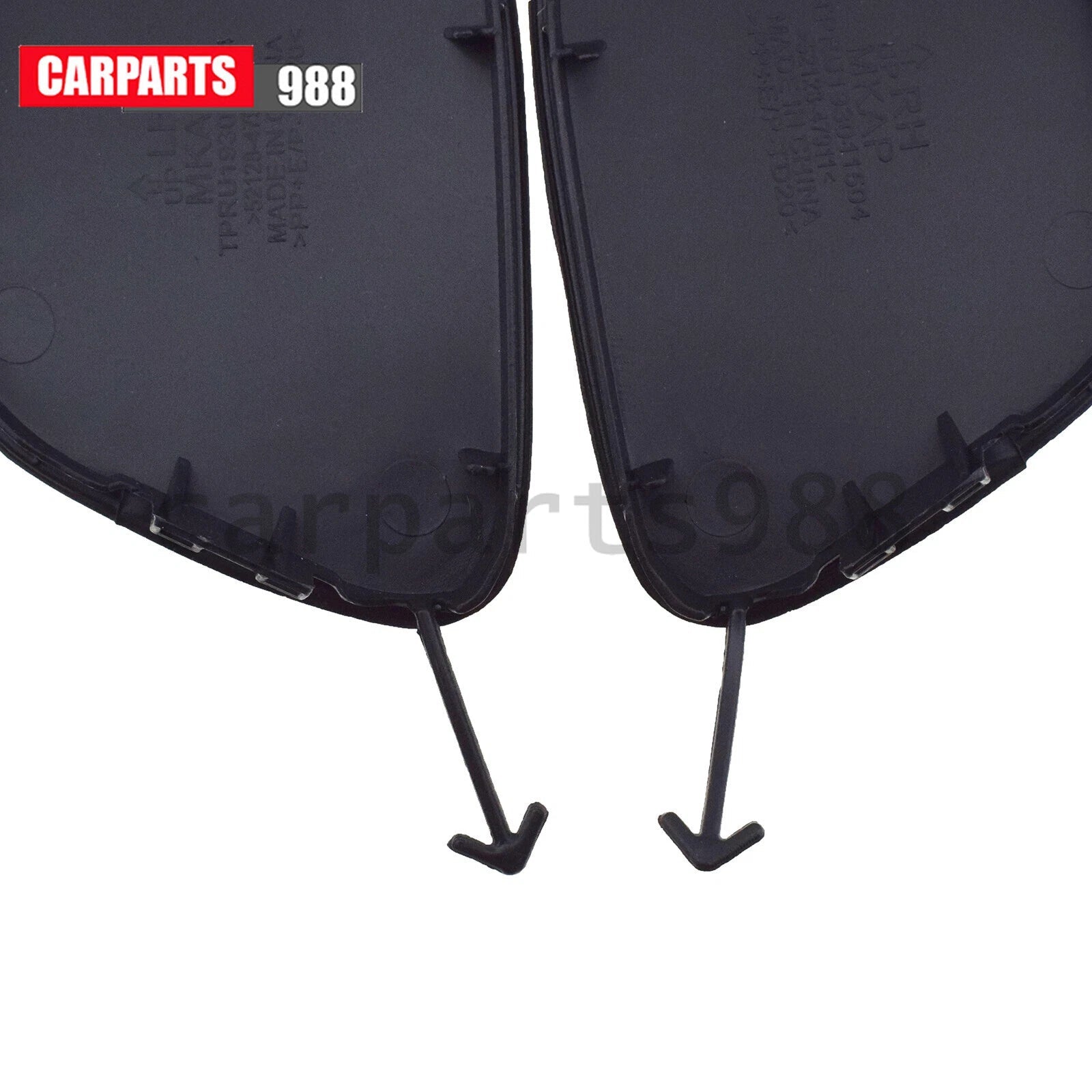 Left+Right Tow Hook Eye Cap For 2019-2021 Toyota Prius 52127-47911 52128-47910 6B93BC-57