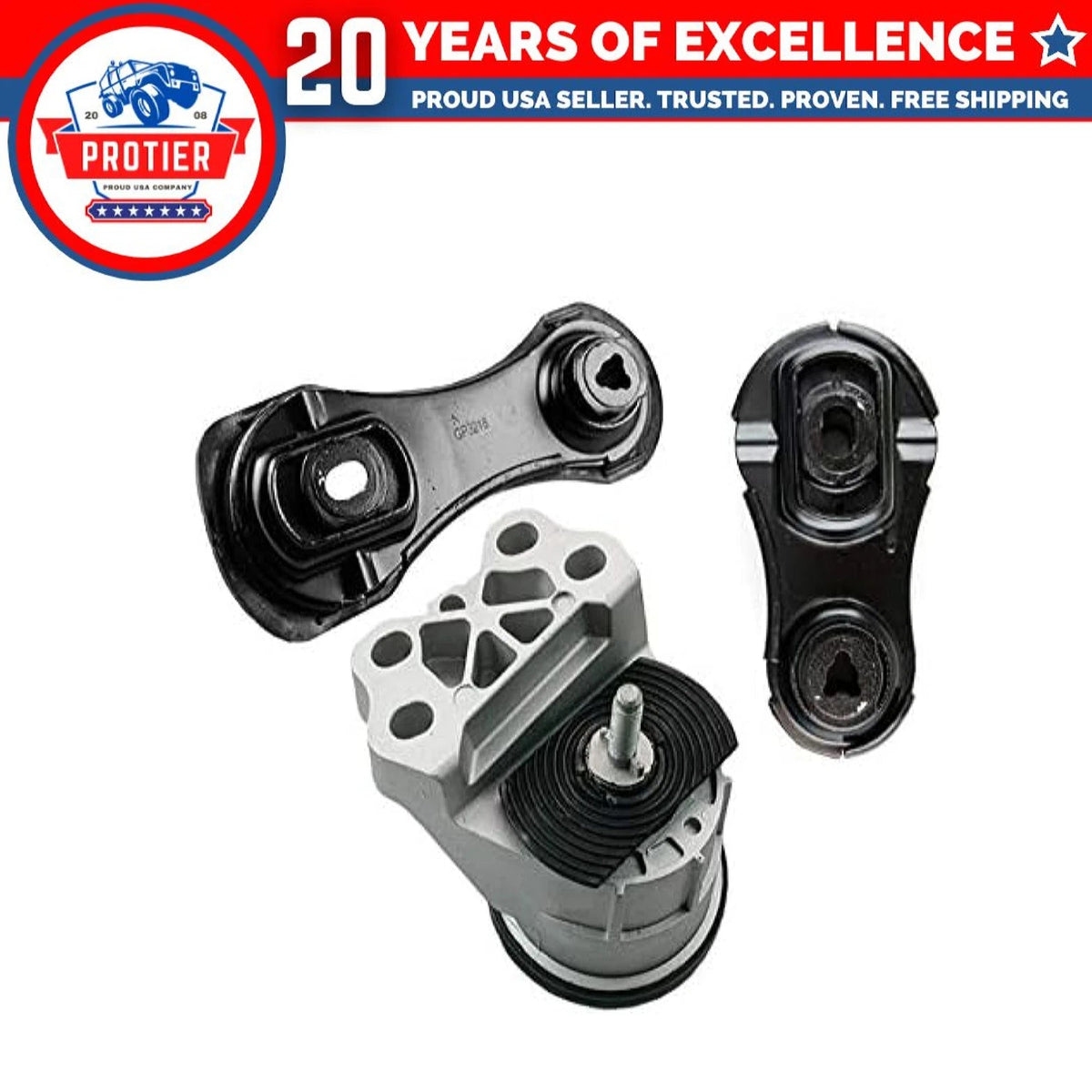 Fits 2013-2017 Ford Explorer 3.5L Turbo Front Motor&Torque Strut Mount 3pc 6B93BC-57