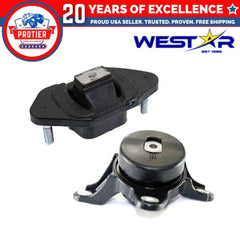 Fits 2009-2013 Acura TSX 2.4L Lower & Upper Trans Mount Set for MANUAL 2PCS 6B93BC-57