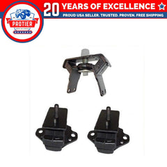 Fits 1998-2004 Toyota Tacoma Pre Runner 2.4/2.7L 2WD Motor & Trans Mount 3PCS : 6B93BC-57