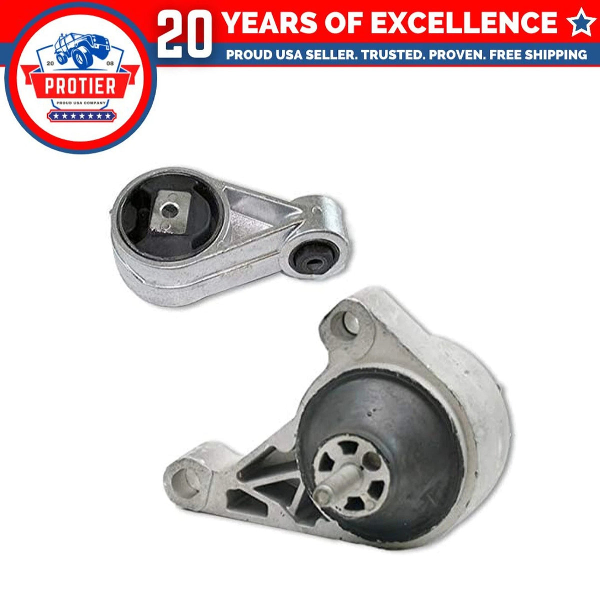 Fits 2002-2003 Ford Focus SVT 2.0L Front RT Motor & Torque Strut Mount 2pcs 6B93BC-57