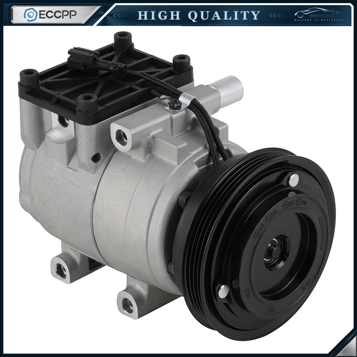 AC A/C Compressor Fits Hyundai Tiburon Elantra 1.8L 2.0L 1998 1999 2000 HS15 6B93BC-57
