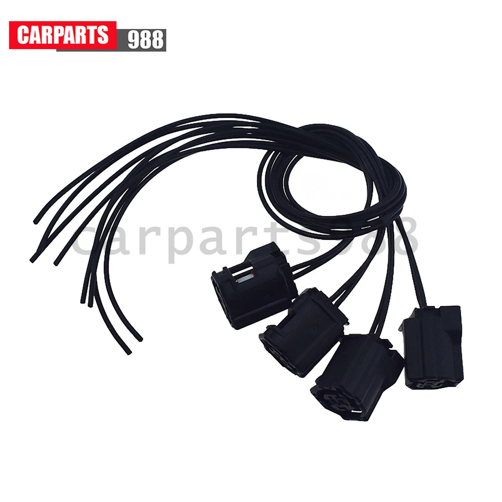 For 2007-17 Toyota Sequoia Tundra Front Rear ABS Wheel Speed Sensor & Connector 6B93BC-57
