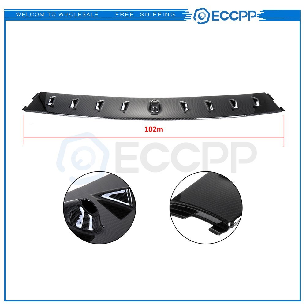 For 2002-2007 Mitsubishi Lancer EVO Carbon Fiber Color Roof Rear Spoiler Wing MITSUBISHI