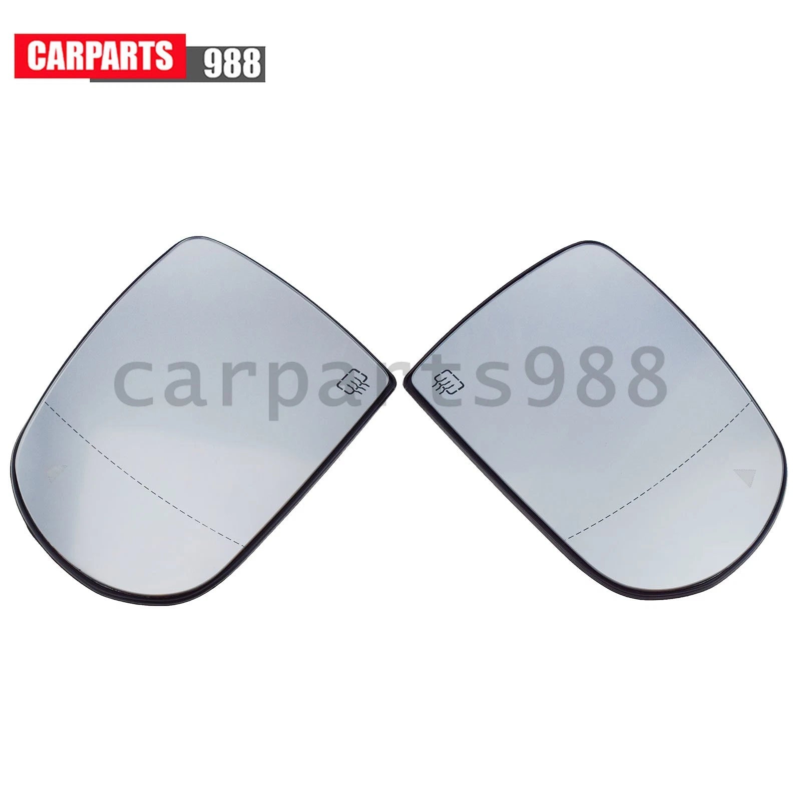 Left Right Mirror Glass Heated & Blind Spot For 2014-22 Jeep Cherokee 68228919AA 6B93BC-57