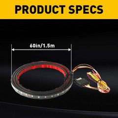 60" LED Strip Tailgate Light Bar Reverse Brake Signal For Chevy Ford Dodge EOA 6B93BC-57