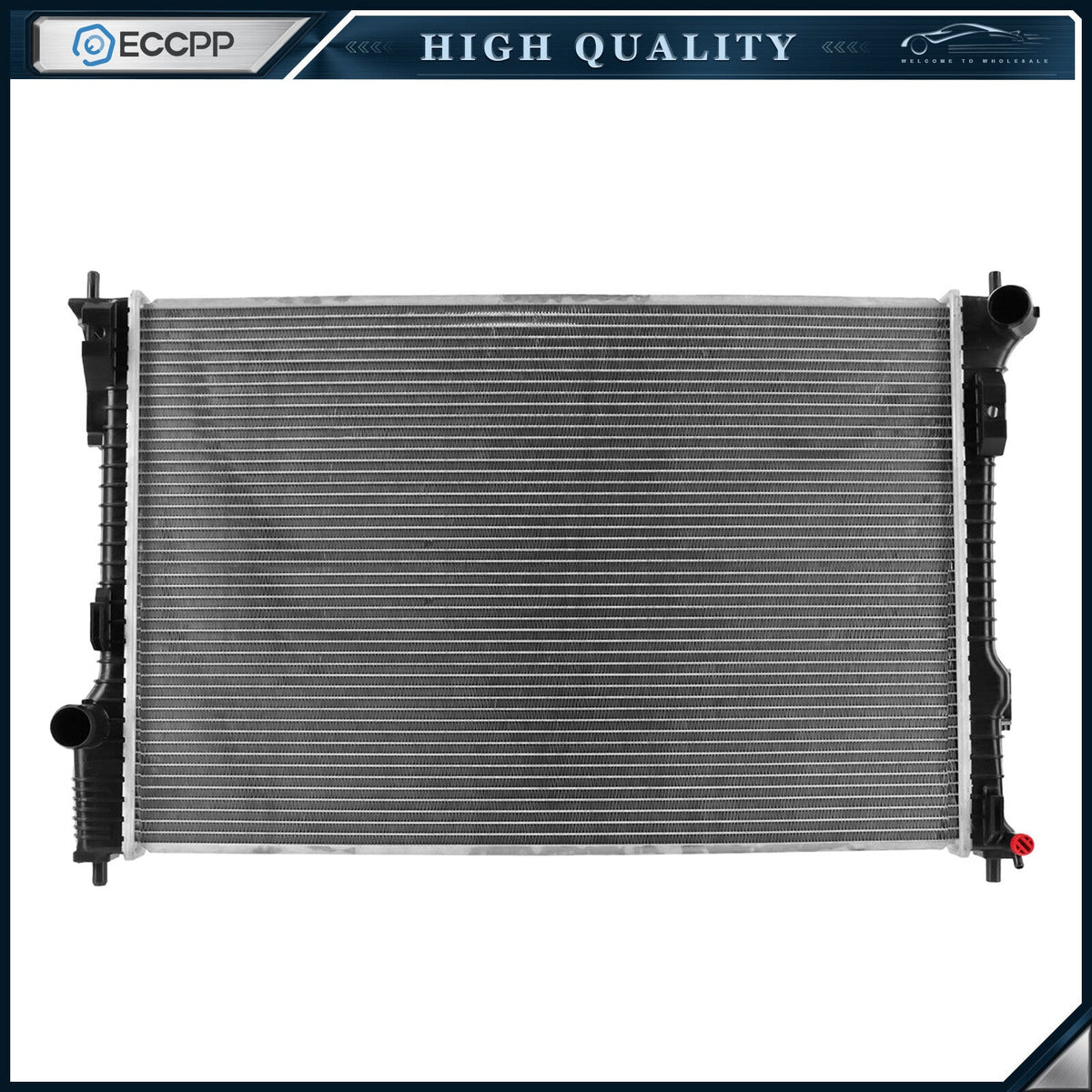 Aluminum Radiator For 2013-2019 Ford Flex 13-19 Lincoln MKT for 13522 radiator 6B93BC-57