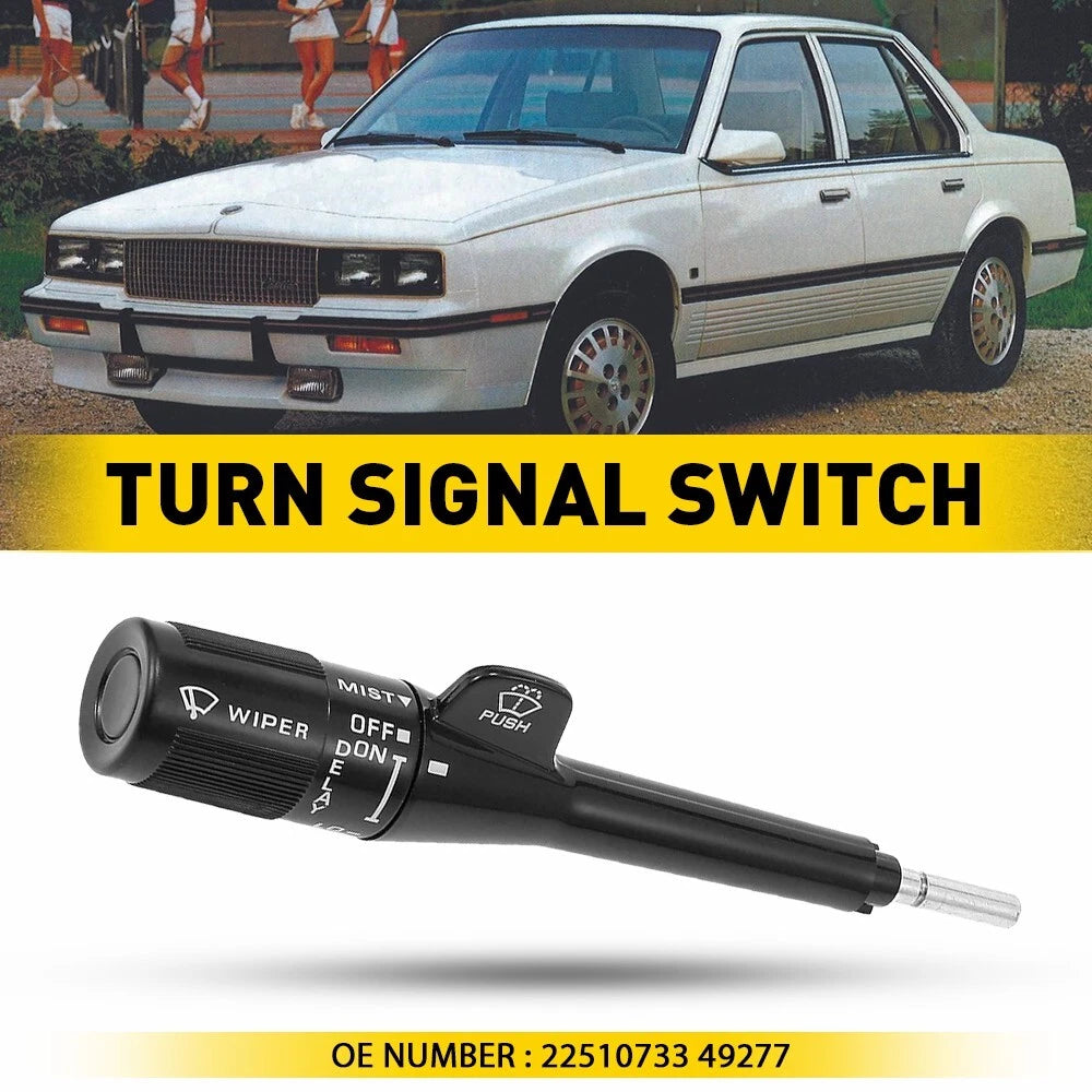 Turn Signal Wiper Lever Switch Delay Black for GM Olds Pickup Truck Car US 6B93BC-57