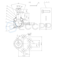 Complete 14PCS Front Upper Lower Ball Joints Pitman Arm Fits  Chevy K1500 4WD