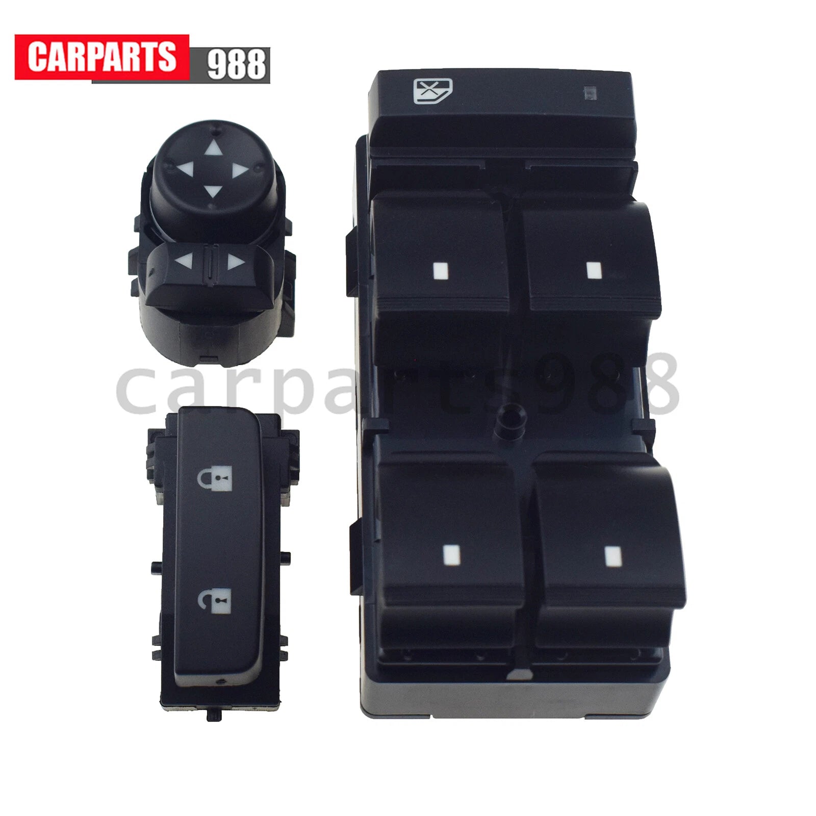 Master Window Door Lock Mirror Switch for Silverado Sierra 1500 2500 20945129 6B93BC-57
