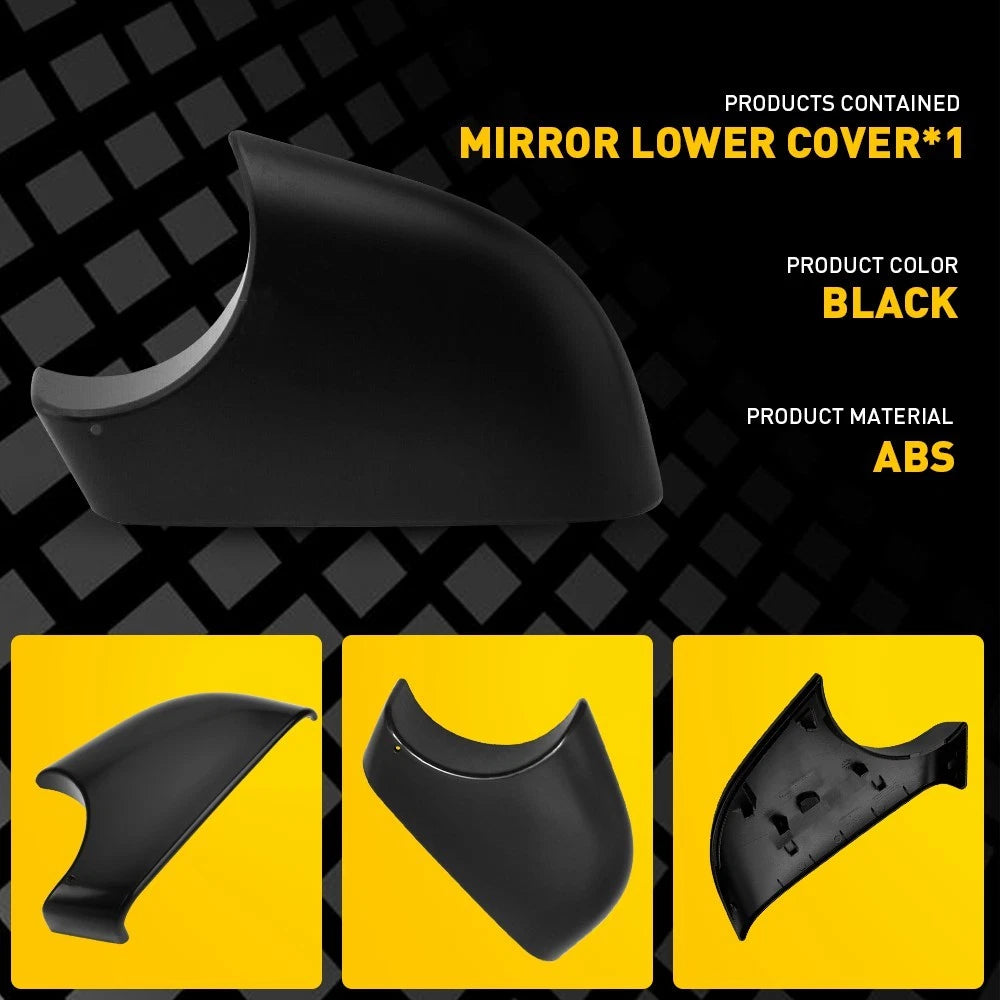 Left driver Side For Tesla Model y Door Wing Mirror Cover Lower Holder Black US 6B93BC-57