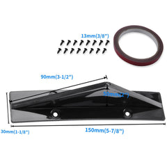 For Dodge Charger SXT RT SRT Rear Bumper Diffuser Shark Fin Spoiler Lip Splitter 6B93BC-57