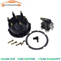 For Mercruiser V6 4.3 Thunderbolt Ignition 815407Q5 Distributor Cap & Rotor Kit 6B93BC-57