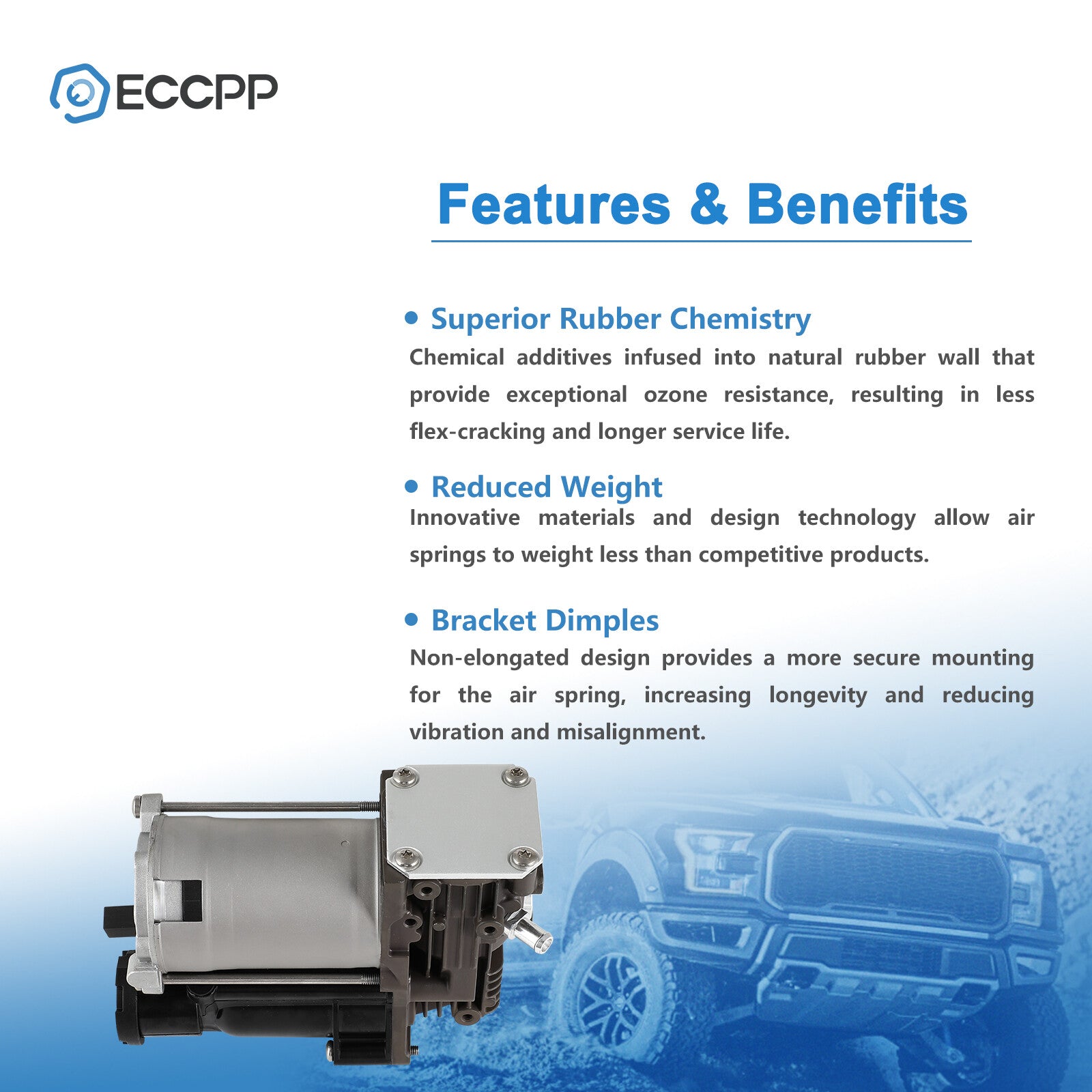 Air Suspension Air Compressor For aguar XJ-Series X351 2010-2018 C2D47540 P-3244 6B93BC-57