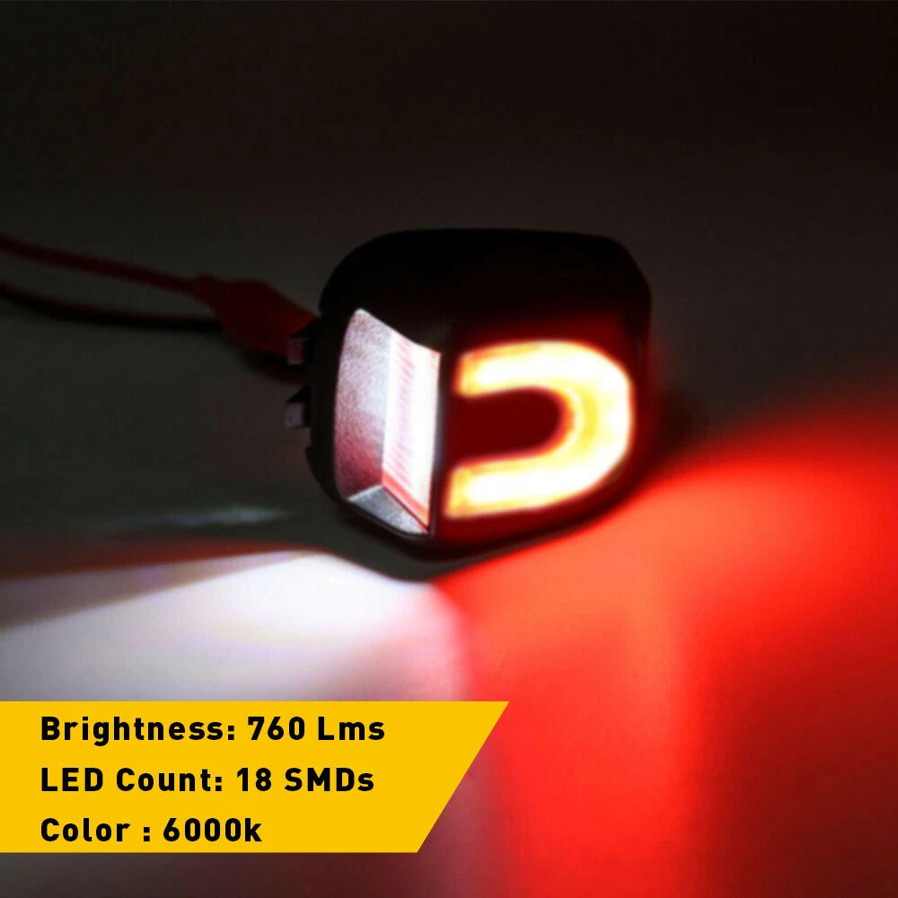 Fit Nissan Frontier 1 Pair License Plate Rear Light Bumper Lamp Housing Cover SE 6B93BC-57