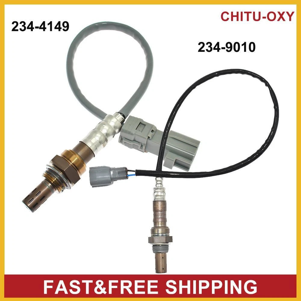 2PCS Downstream+Upstream Oxygen Sensors For Toyota Solara Camry 2002 2003 2.4L 6B93BC-57