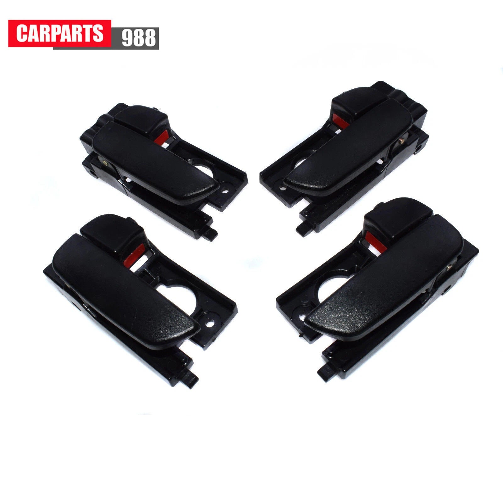 Black Inner Door Handle Front Rear LH RH For Hyundai Accent 2007-11 82610-1E000 6B93BC-57