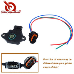 35170-22600 Throttle Position Sensor w/ Connector Fit Hyundai Kia Dodge Saab 6B93BC-57