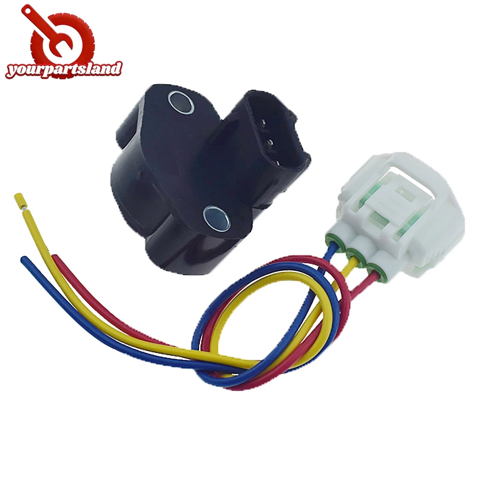 TPS Throttle Position Sensor W/ Plug For 97-01 Jeep Cherokee 2.5L 4.0L 4874371AB 6B93BC-57