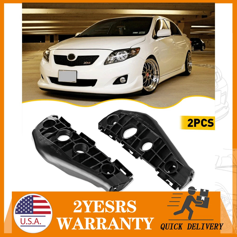 For Corolla 09-10 Bumper Support Bracket Holder Front Plastic L&R 5211602130 EOA 6B93BC-57