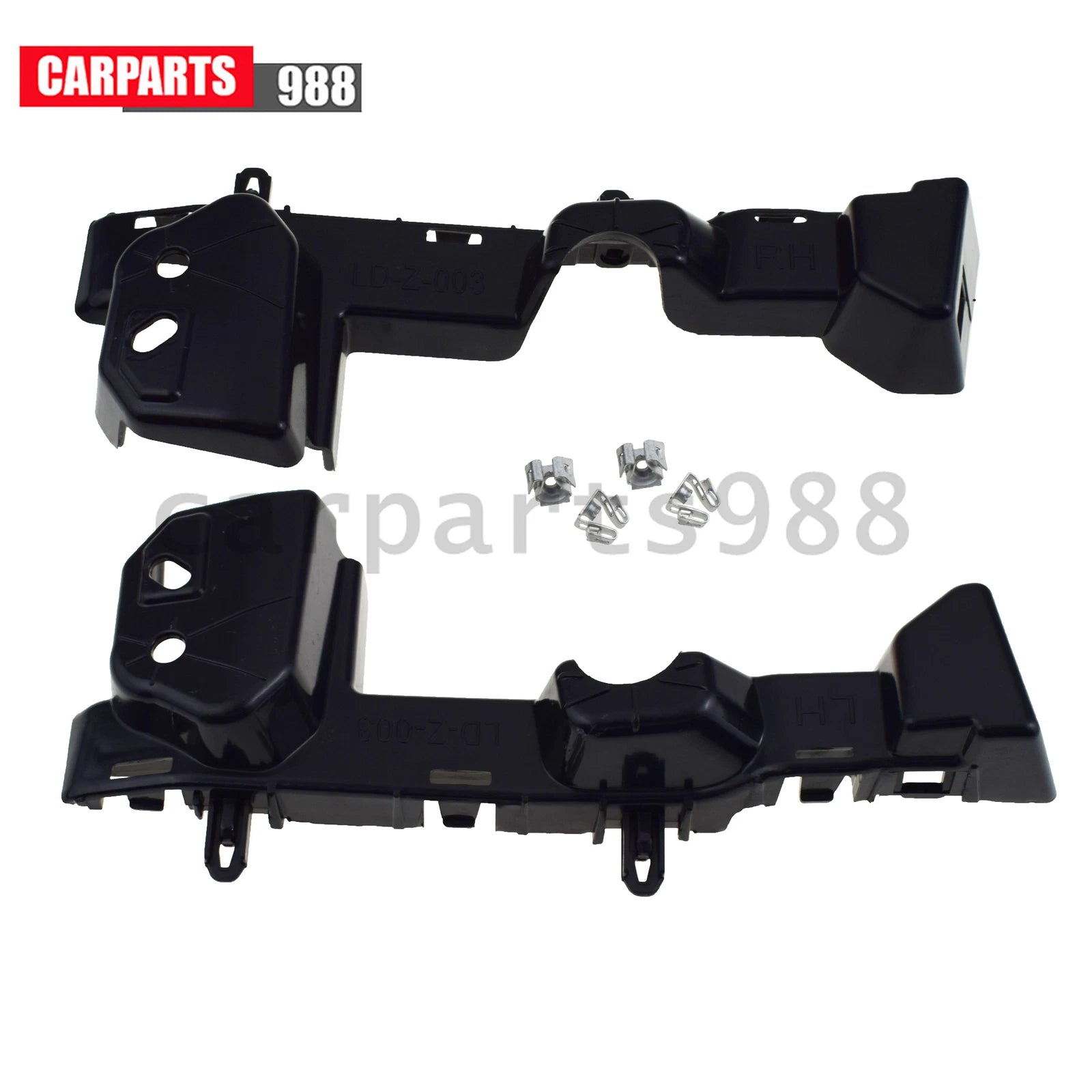Pair Front Bumper Bracket For GMC Terrain 2018 2019 2020-2021 84709616 84709614 6B93BC-57