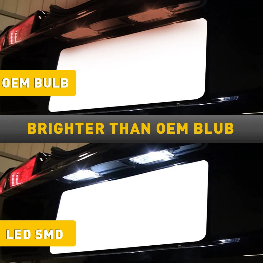 LED License Plate Light For Chevy Corvette Cadillac Buick Acadia GMC 2012 -2020 6B93BC-57