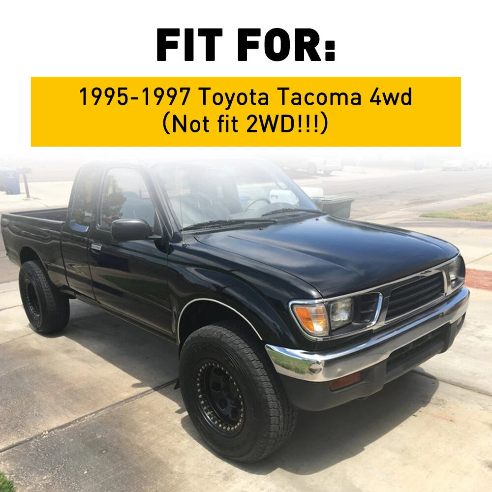 2PCS Front Bumper Grille Headlight Filler Trim Cover For 95-97 Toyota Tacoma 4wd 6B93BC-57