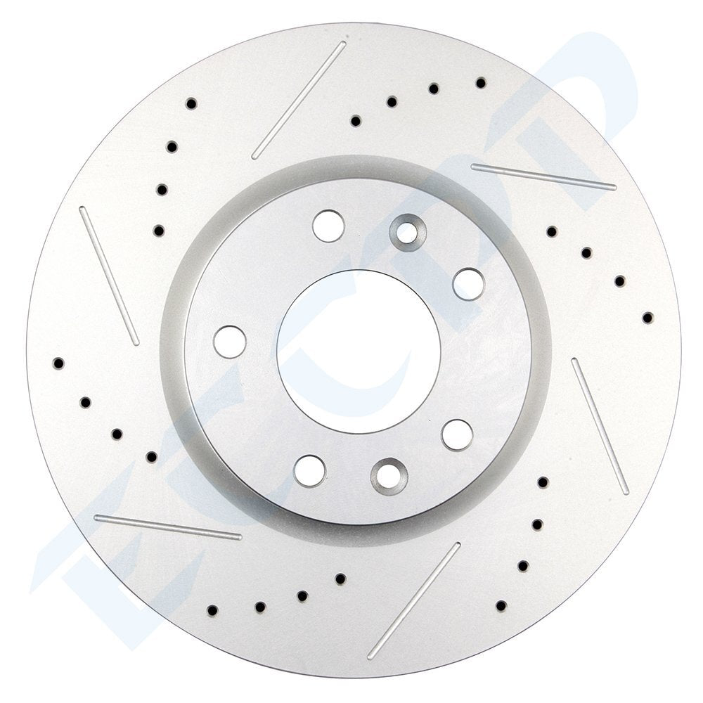 Front Brake Rotors + Brake Pads for 2006 - 2012 Fusion MKZ Mazda 6 Mercury Milan KOEEP