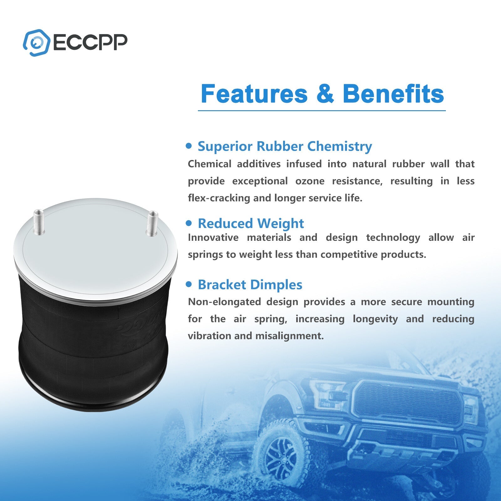 Air Suspension Air Bag W01-358-8050 For Hendrickson Goodyear 1R14-039 ContiTech 6B93BC-57