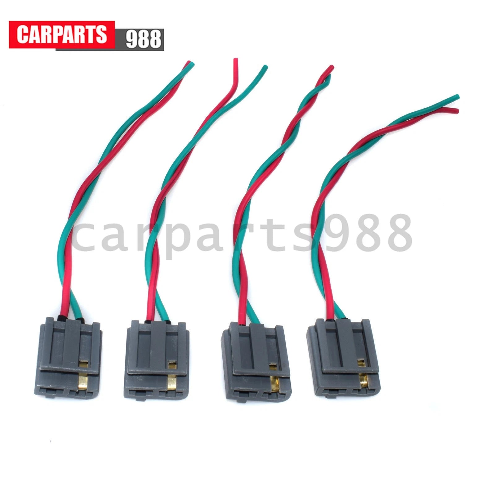 4PCS Distributor Pigtail Wire Harness For GM HEI Power &Tach Connector Plug 12V 6B93BC-57