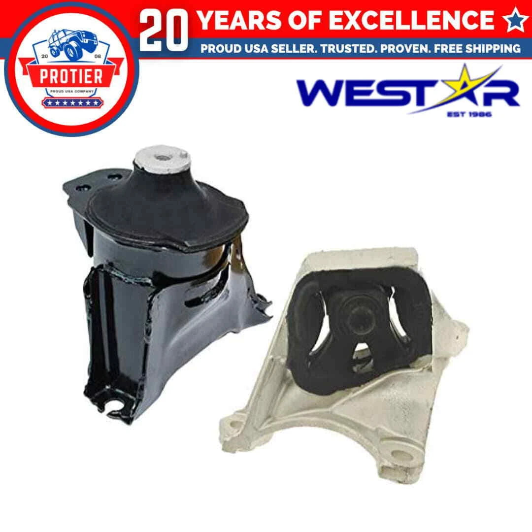 Fits 2006-2011 Acura CSX 2.0L Front & Front Right Engine Motor Mount 2PCS 6B93BC-57