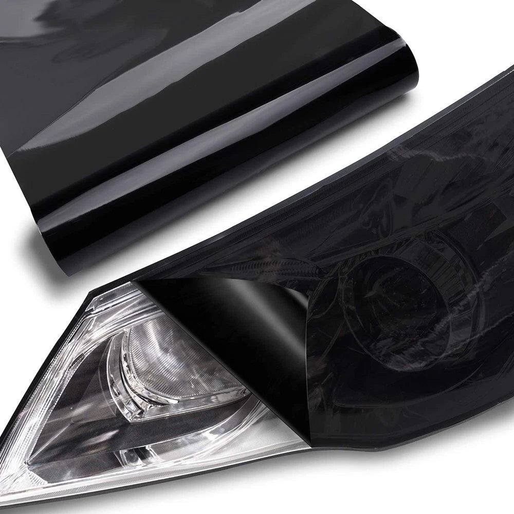 12"X72" Gloss Headlight Tint Film Taillight Vinyl Fog Wrap Light Dark Black EOA 6B93BC-57