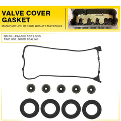 Valve Cover Gasket Set fit 01-05 Honda Civic 1.7L SOHC D17A1 D17A2 D17A6 D17A7 A 6B93BC-57