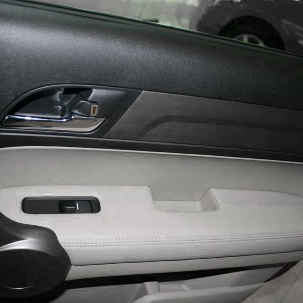 4PCS Front Door Panels Armrest Cover Fits 2007-2012 CR-V Honda CRV Leather Gray 6B93BC-57