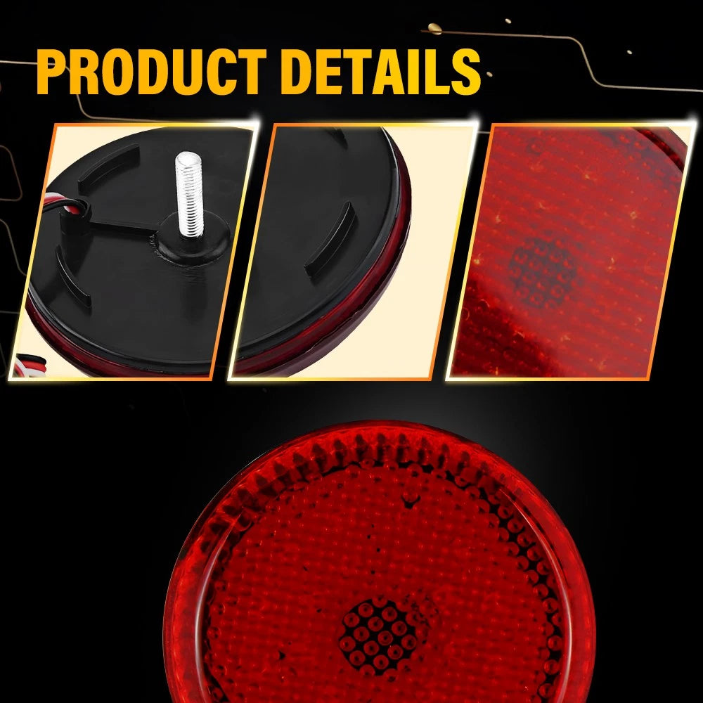 Red Rear Bumper Reflector LED Brake Tail Light For Scion iQ 2008-15/xB 2011-15 A 6B93BC-57