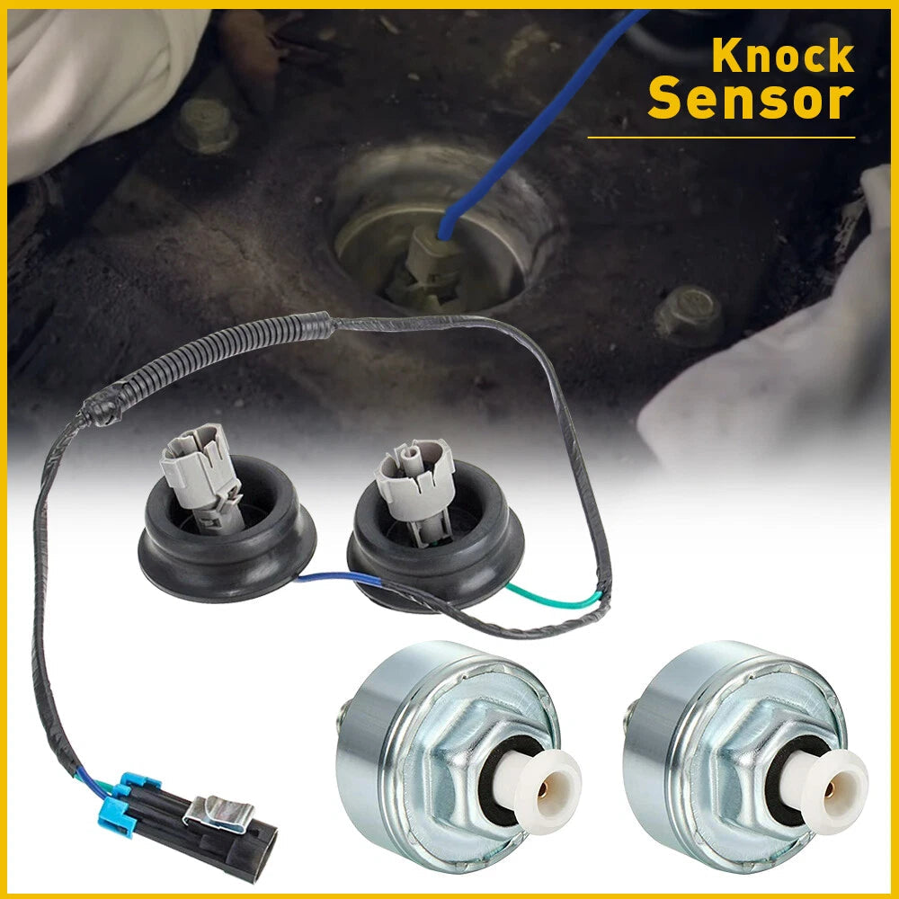 Knock Sensor w/Harness for Chevy GMC 1500 2500 4.8/5.3/6.0L 2002 2003-2007 EOA 6B93BC-57