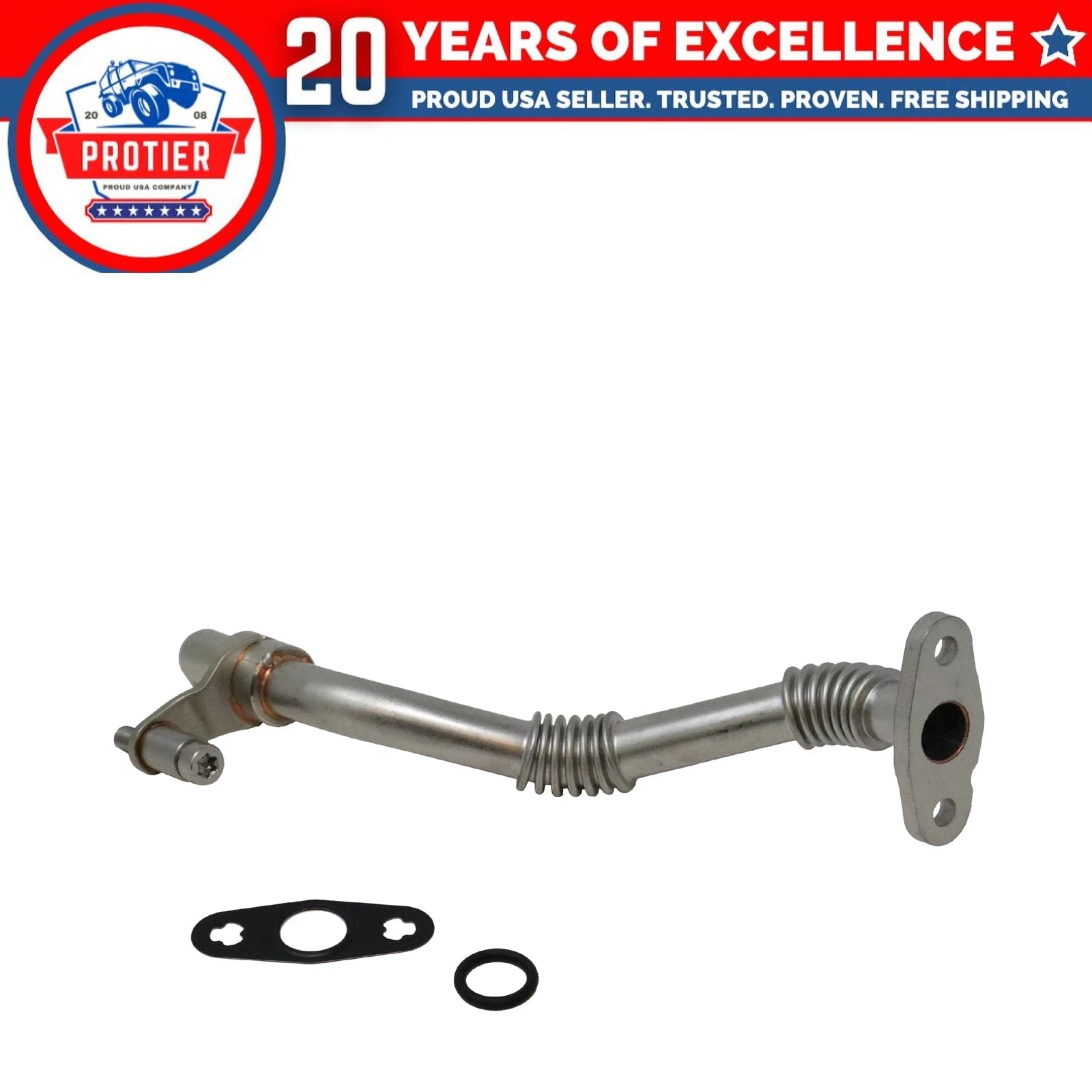 Right Turbocharger Oil Return Line Fits BMW 550i 550i GT 550i GT xDrive 550i 6B93BC-57