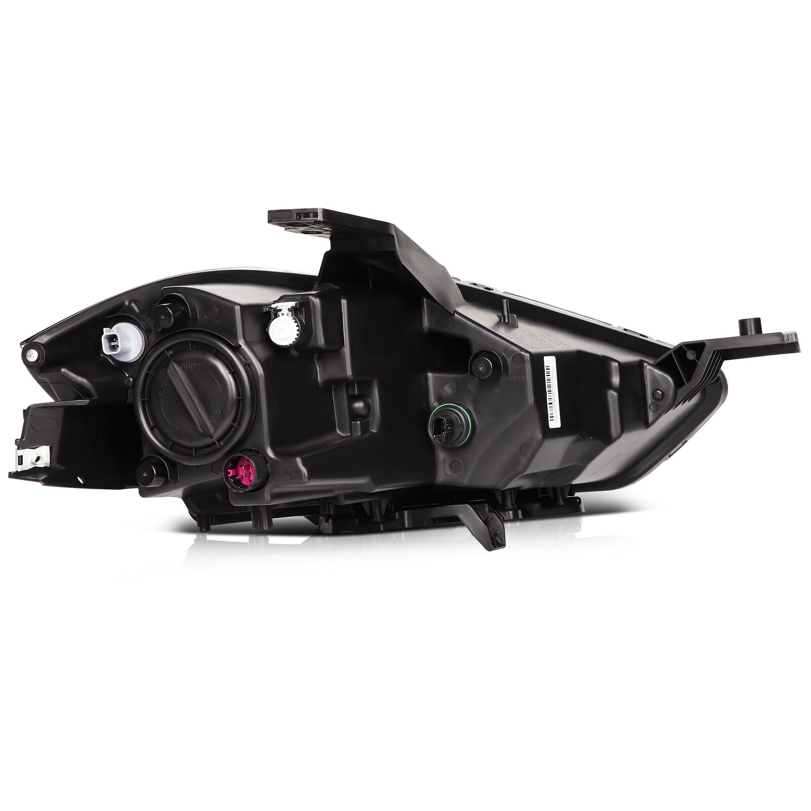 Headlights Assembly Left+Right For 2013-2016 Dodge Dart Black Housing 6B93BC-57